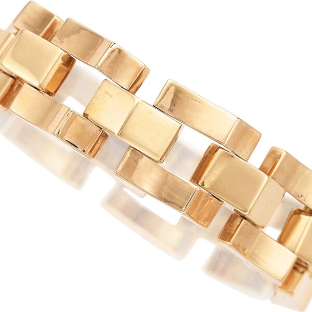 18kt Rose Gold Retro Bracelet